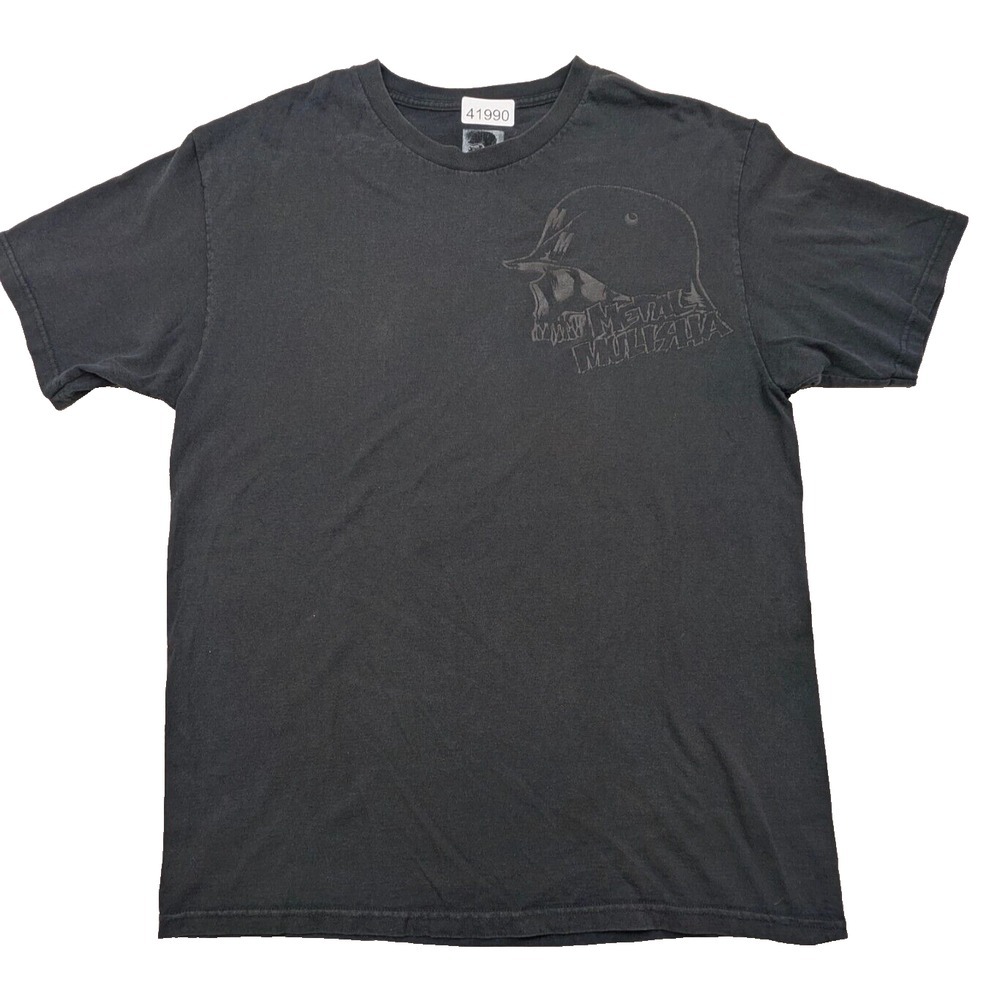 Metal Mulisha‎ T-Shirt Men's XL Black Cotton Logo Crew Neck Short Sleeve